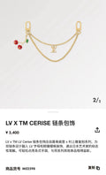 LOUIS VUITTON Logo Bag Charm Keychain