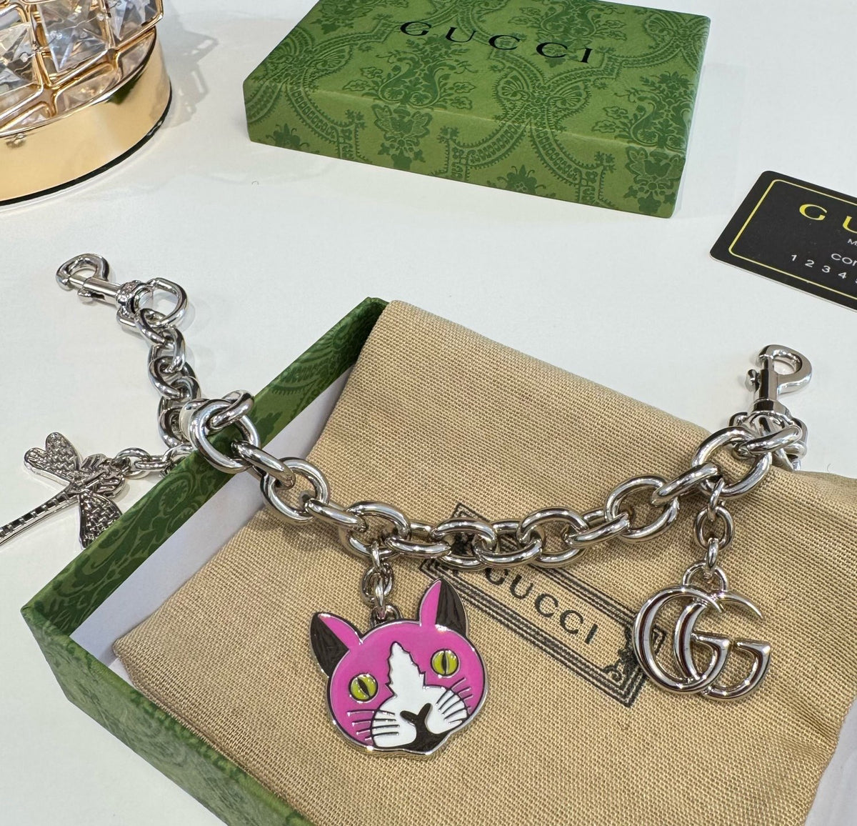 GUCCI Bag Charm Keychain