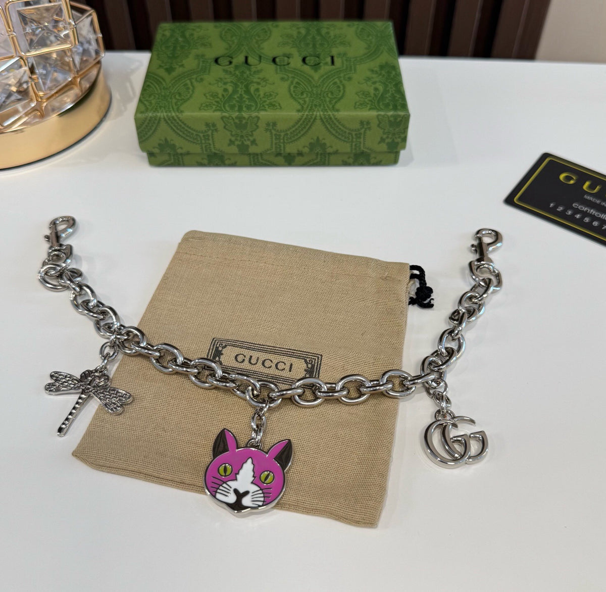 GUCCI Bag Charm Keychain