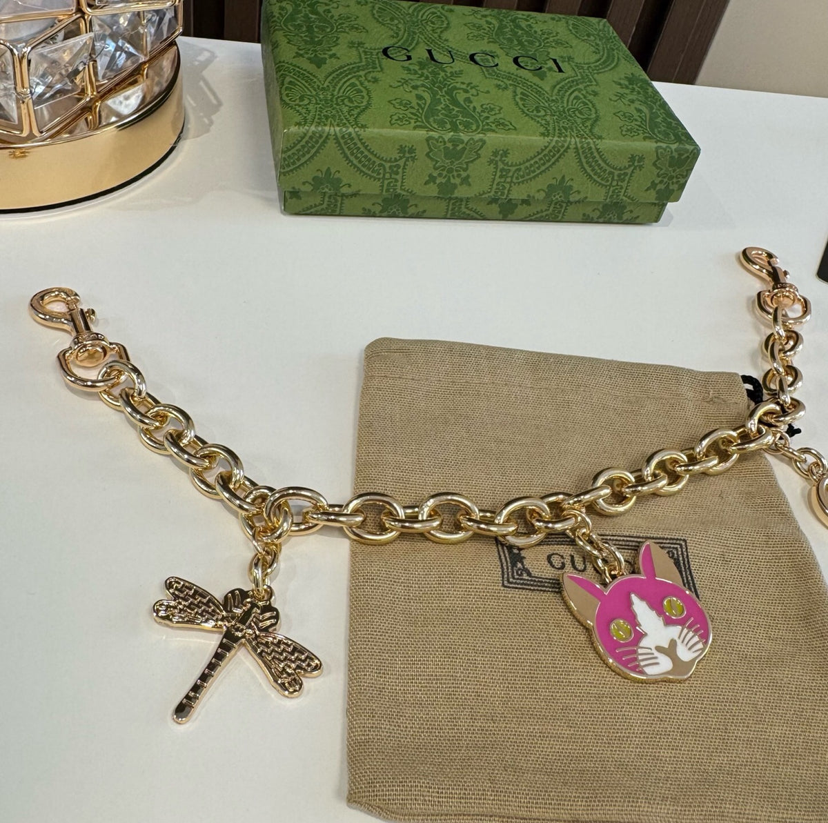 GUCCI Bag Charm Keychain