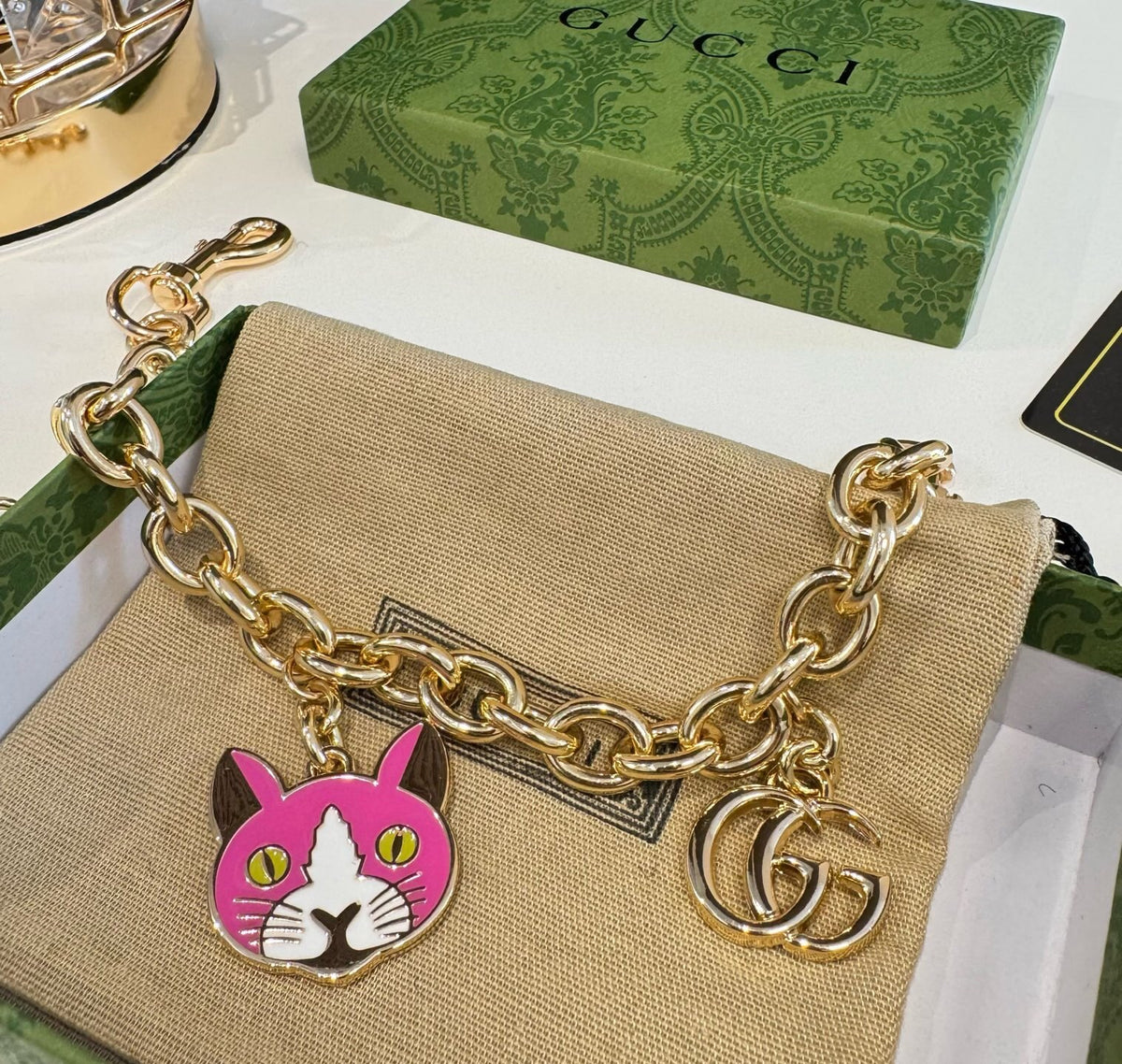 GUCCI Bag Charm Keychain