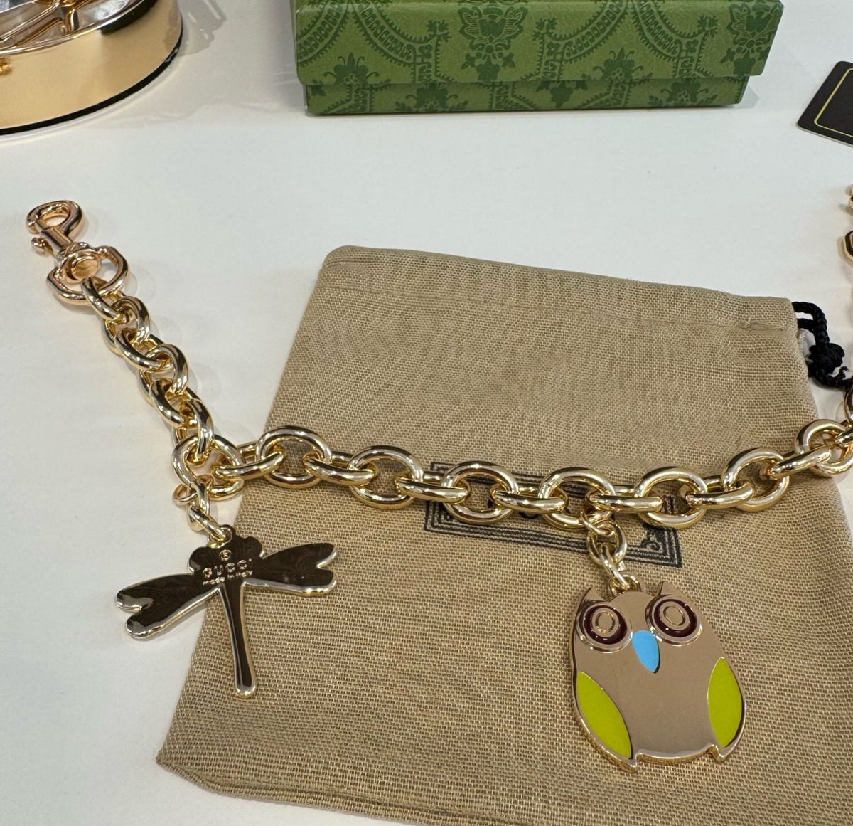 GUCCI Bag Charm Keychain