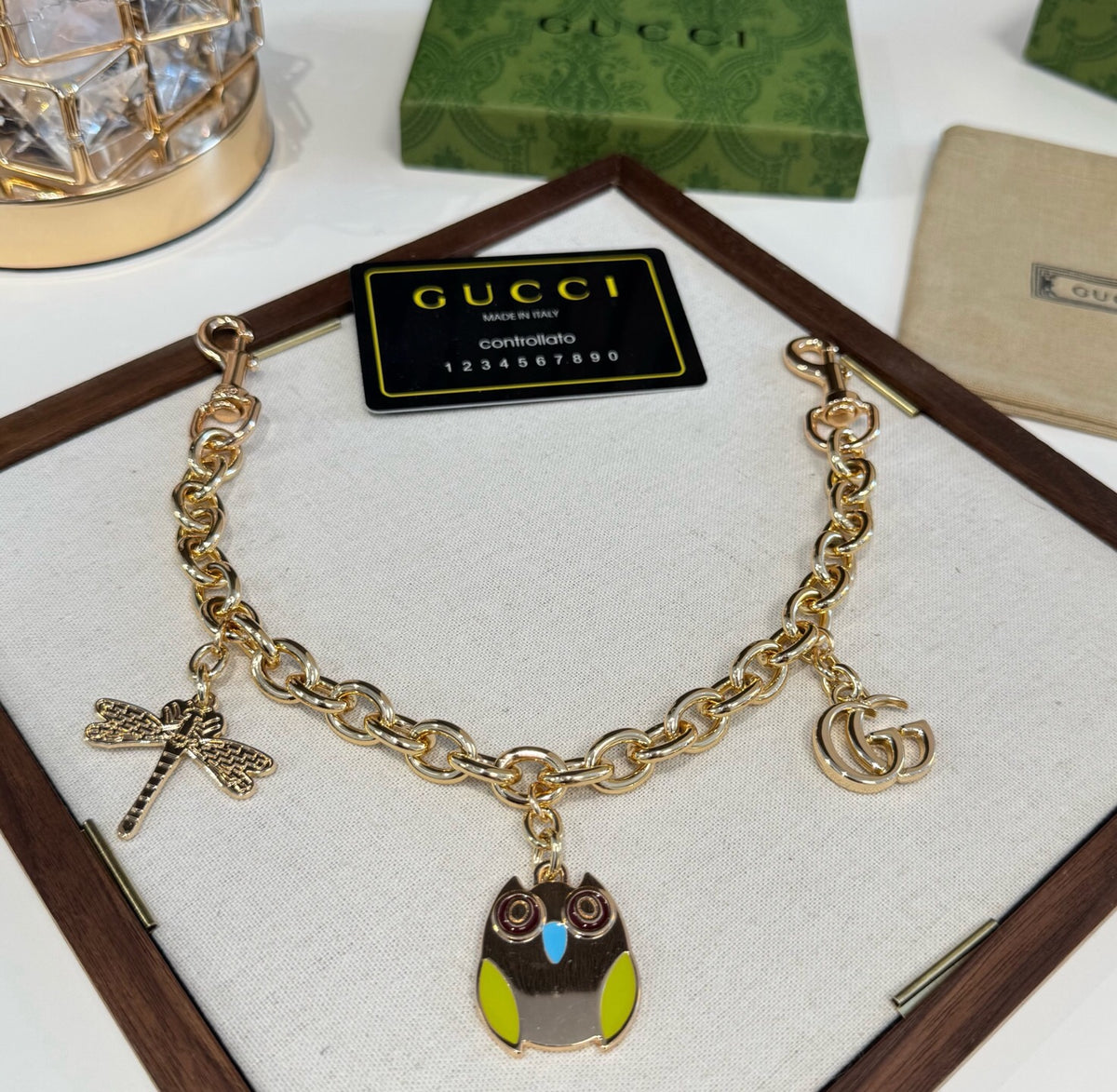 GUCCI Bag Charm Keychain