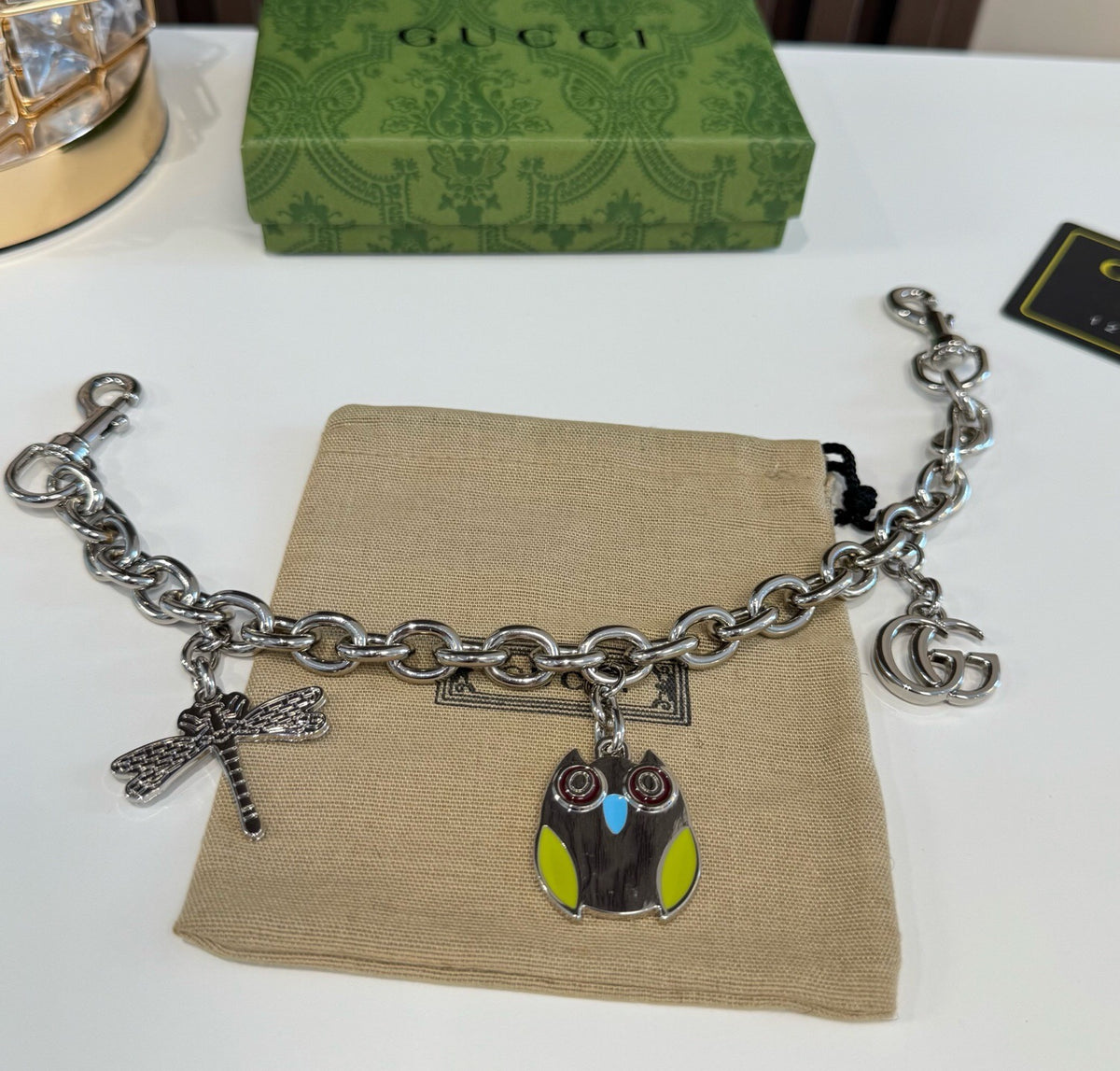 GUCCI Bag Charm Keychain