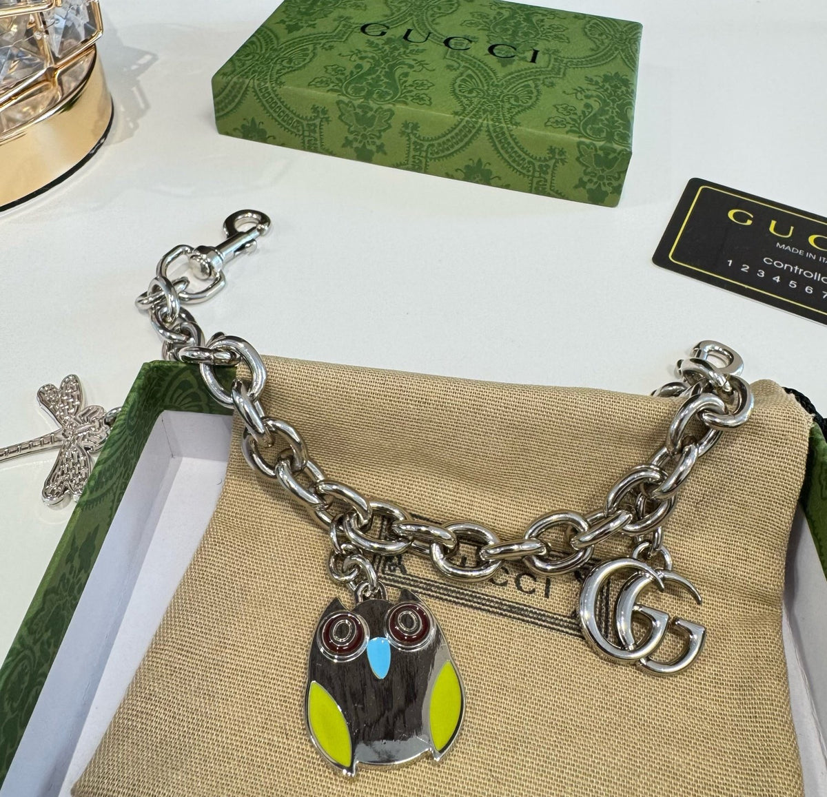 GUCCI Bag Charm Keychain