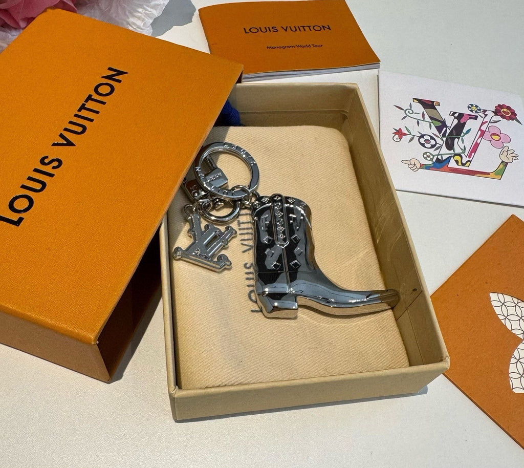 Logo Bag Charm Keychain