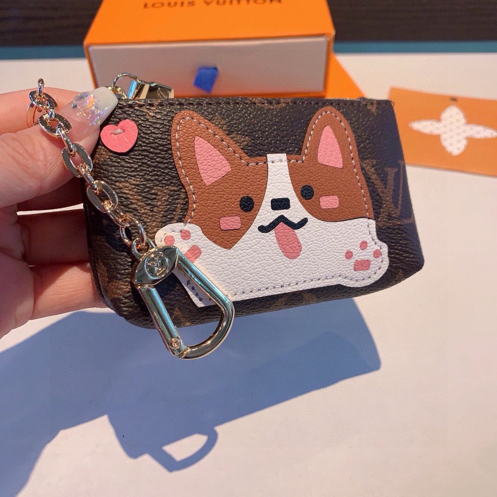 LOUIS VUITTON Panda Logo Mini Bag Bag Charm