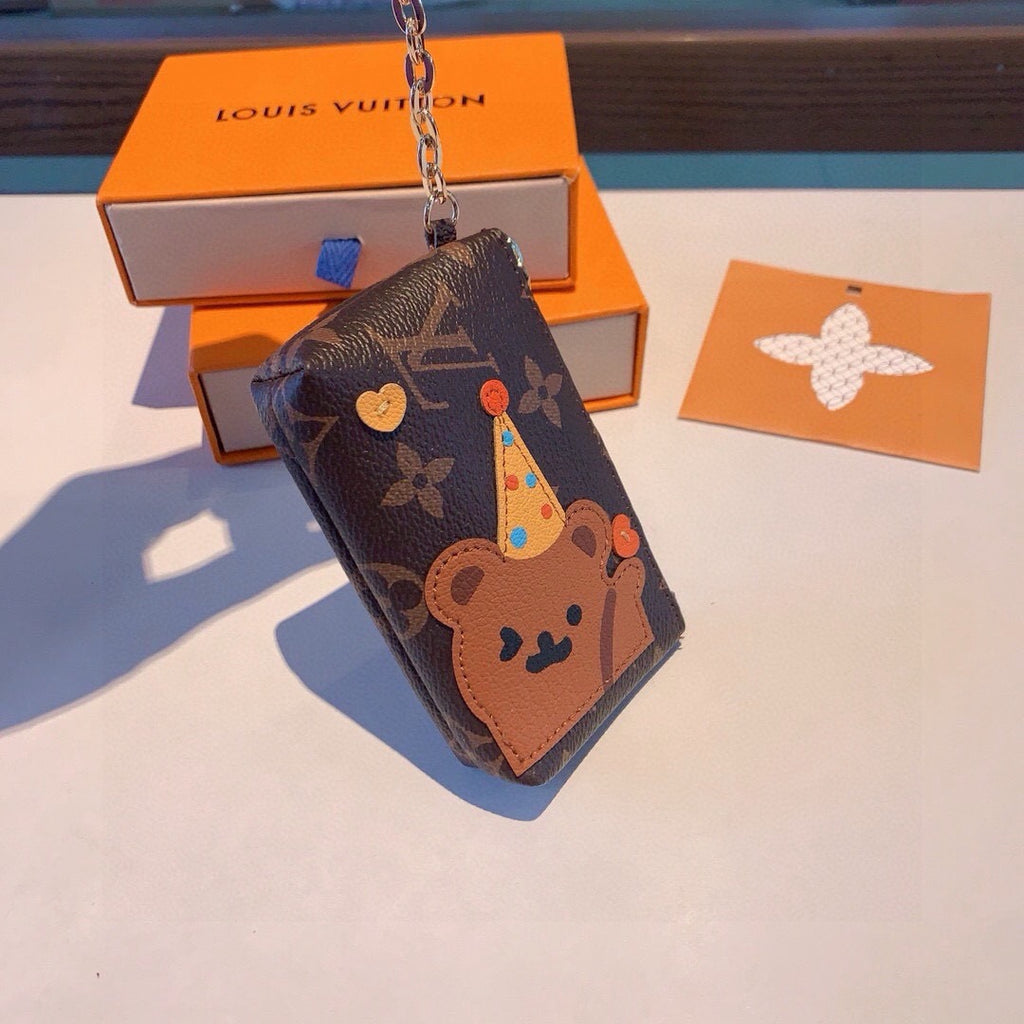 LOUIS VUITTON Panda Logo Mini Bag Bag Charm