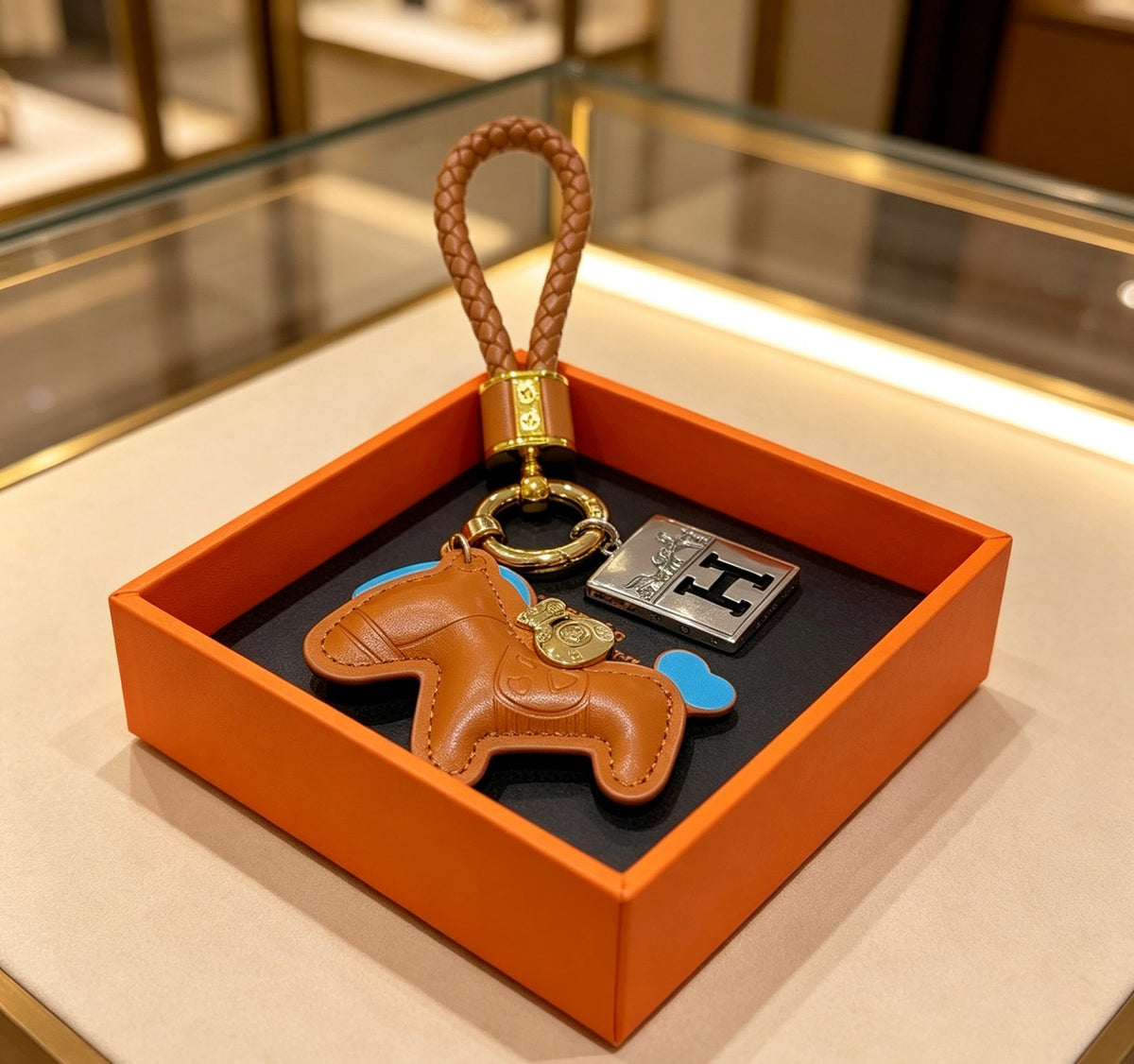 HERMÈS Bag Charm Keychain