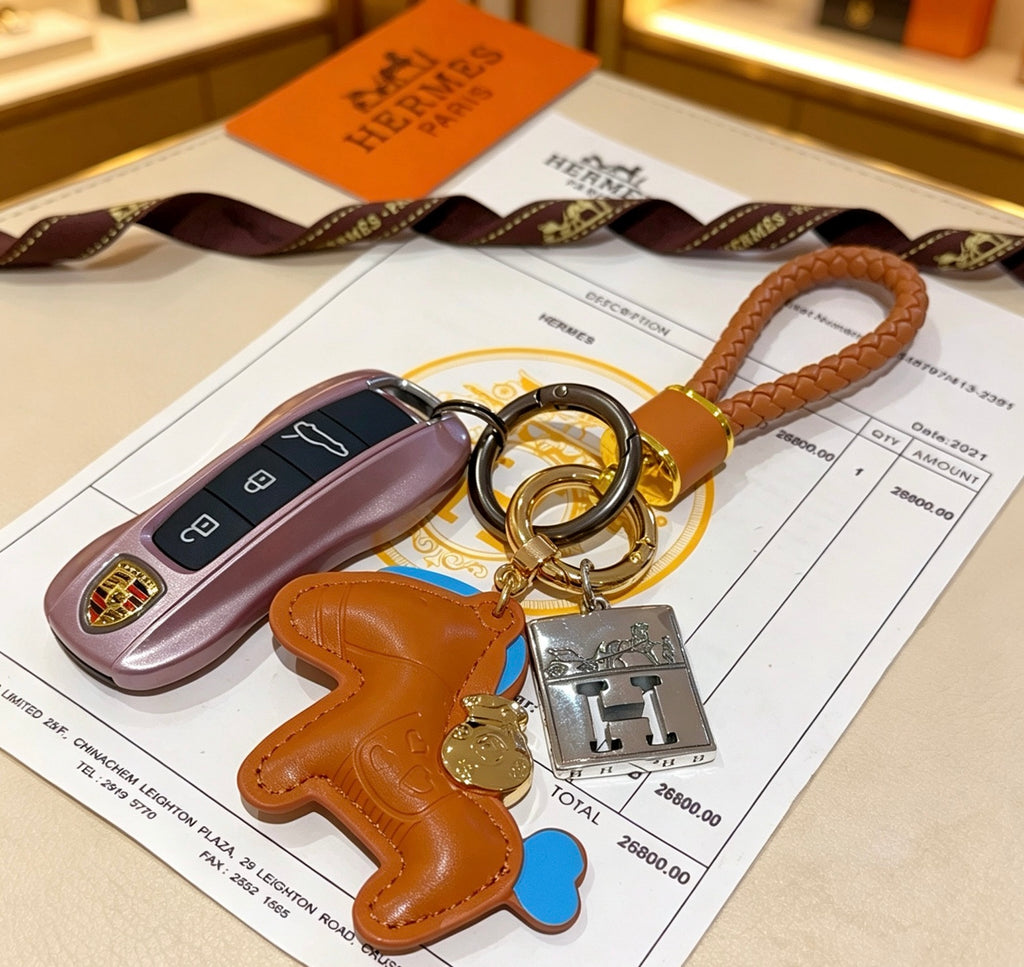 HERMÈS Bag Charm Keychain