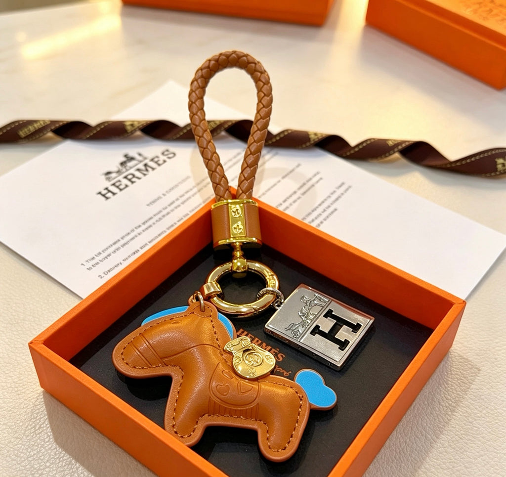 HERMÈS Bag Charm Keychain