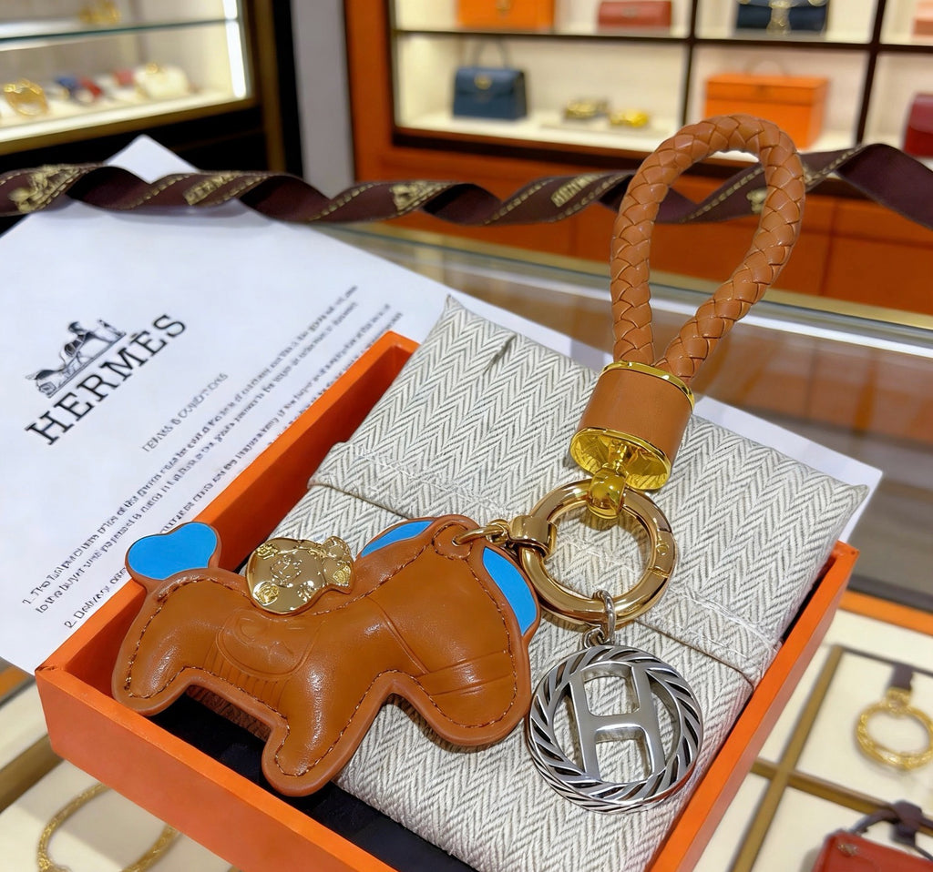 HERMÈS Bag Charm Keychain