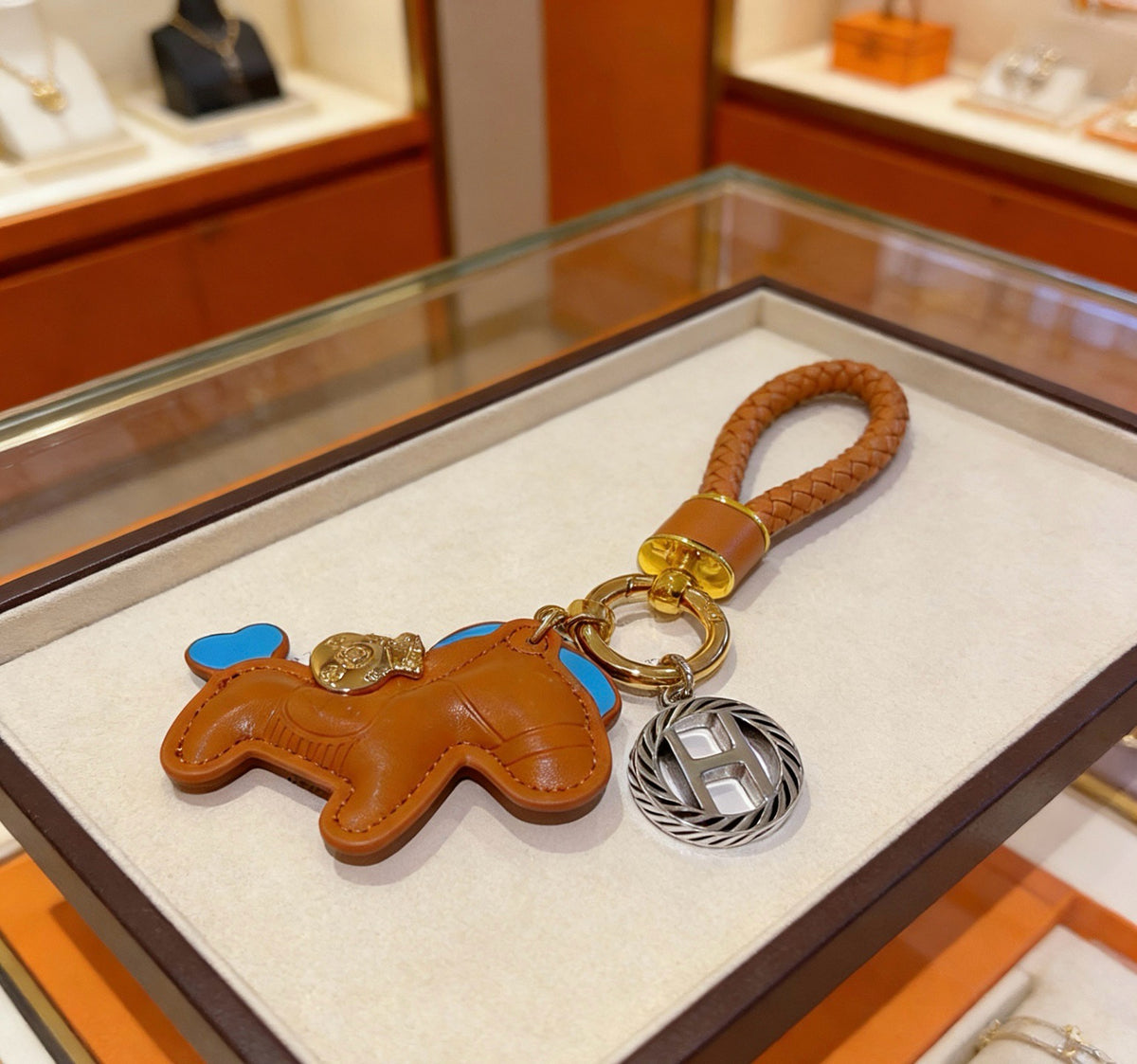 HERMÈS Bag Charm Keychain