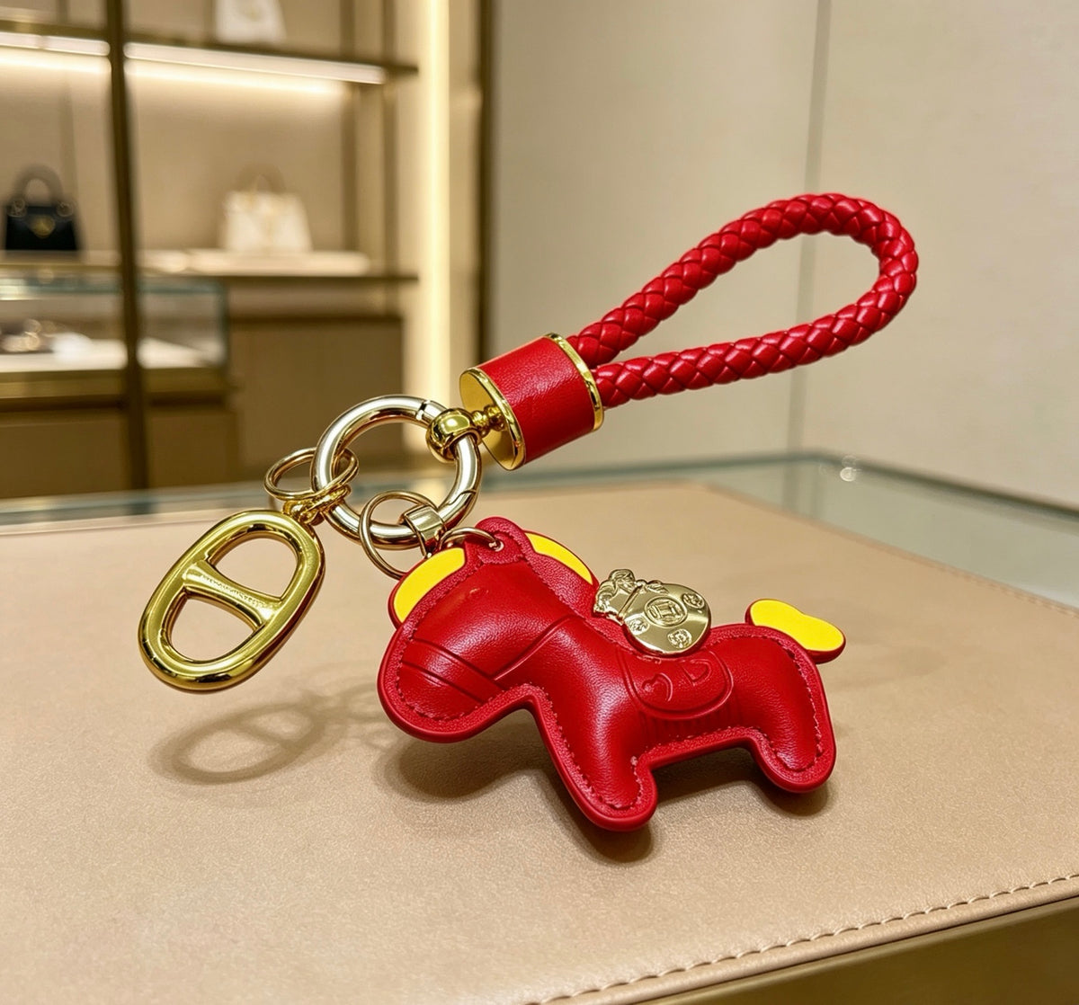 HERMÈS Bag Charm Keychain