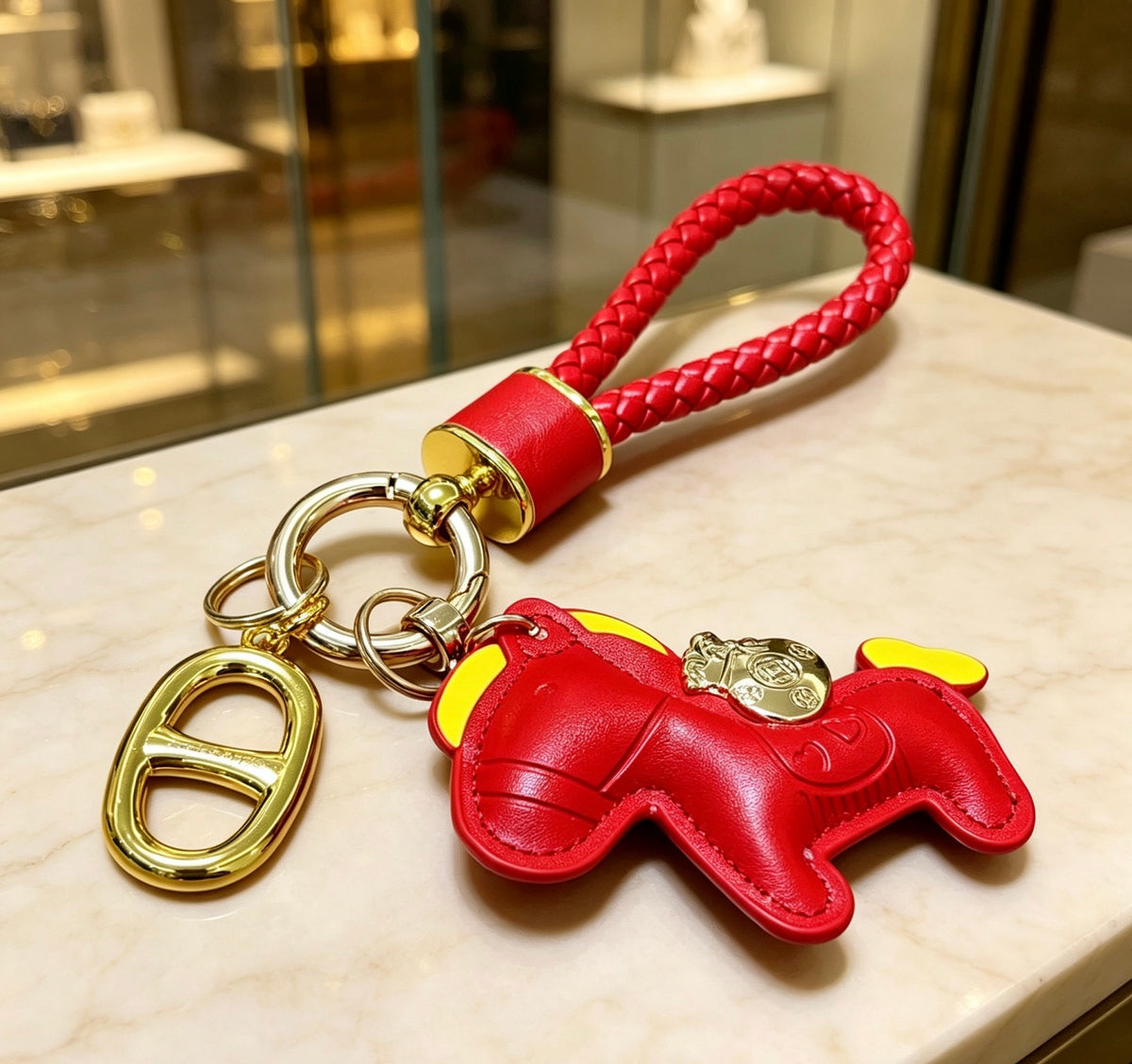 HERMÈS Bag Charm Keychain