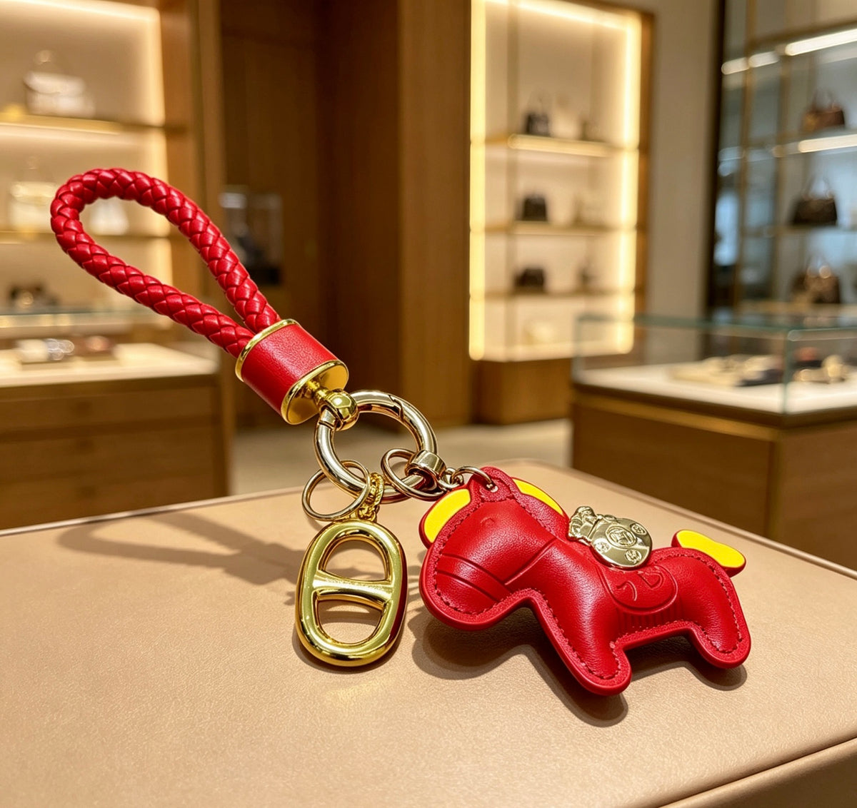 HERMÈS Bag Charm Keychain