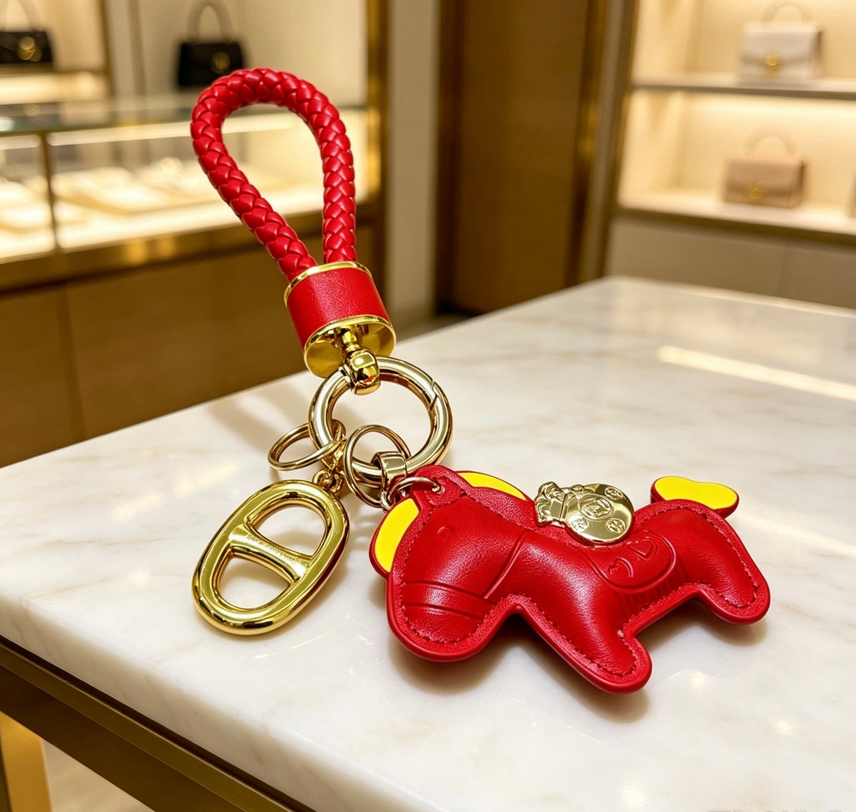 HERMÈS Bag Charm Keychain