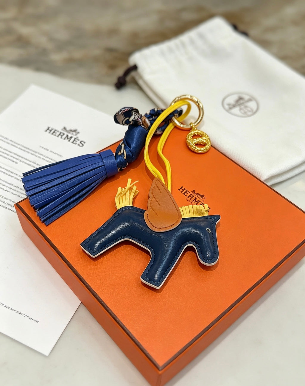 HERMÈS Bag Charm Keychain