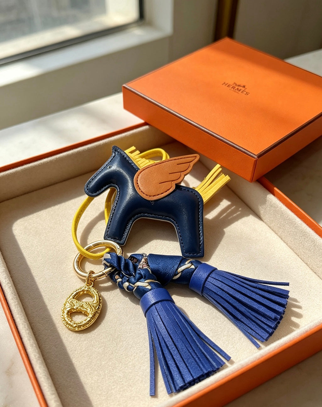 HERMÈS Bag Charm Keychain