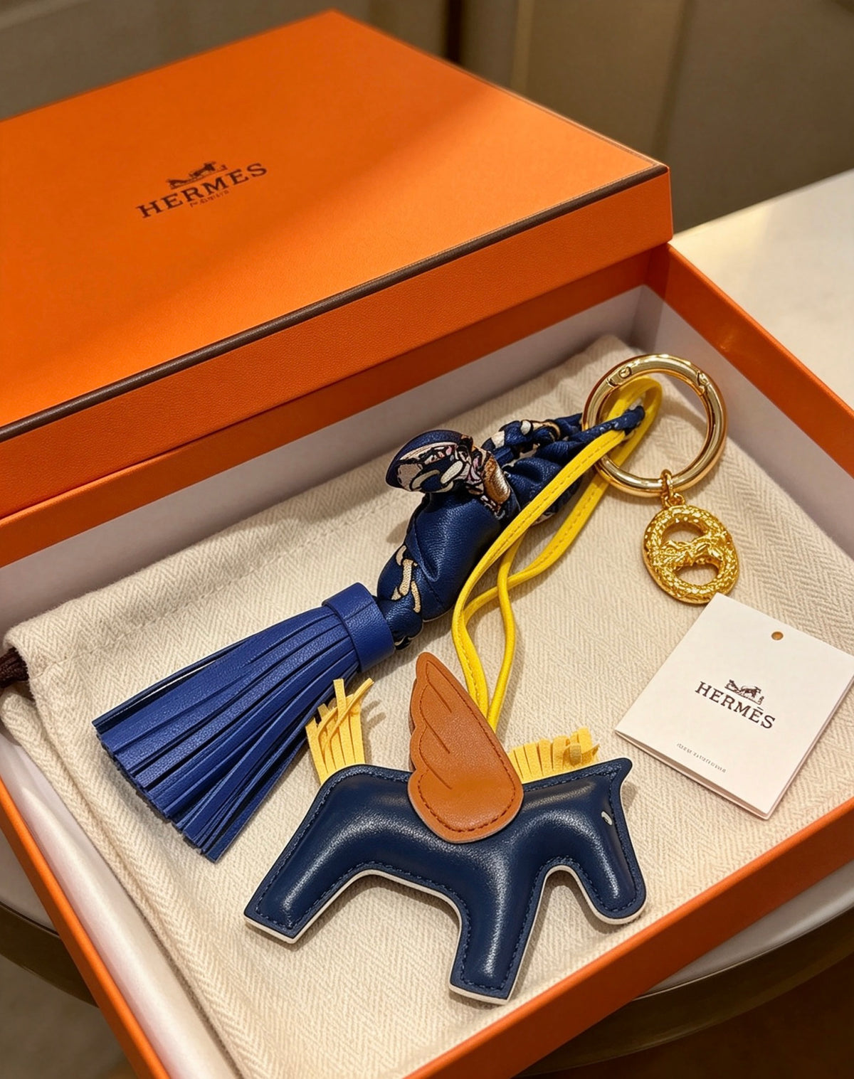 HERMÈS Bag Charm Keychain