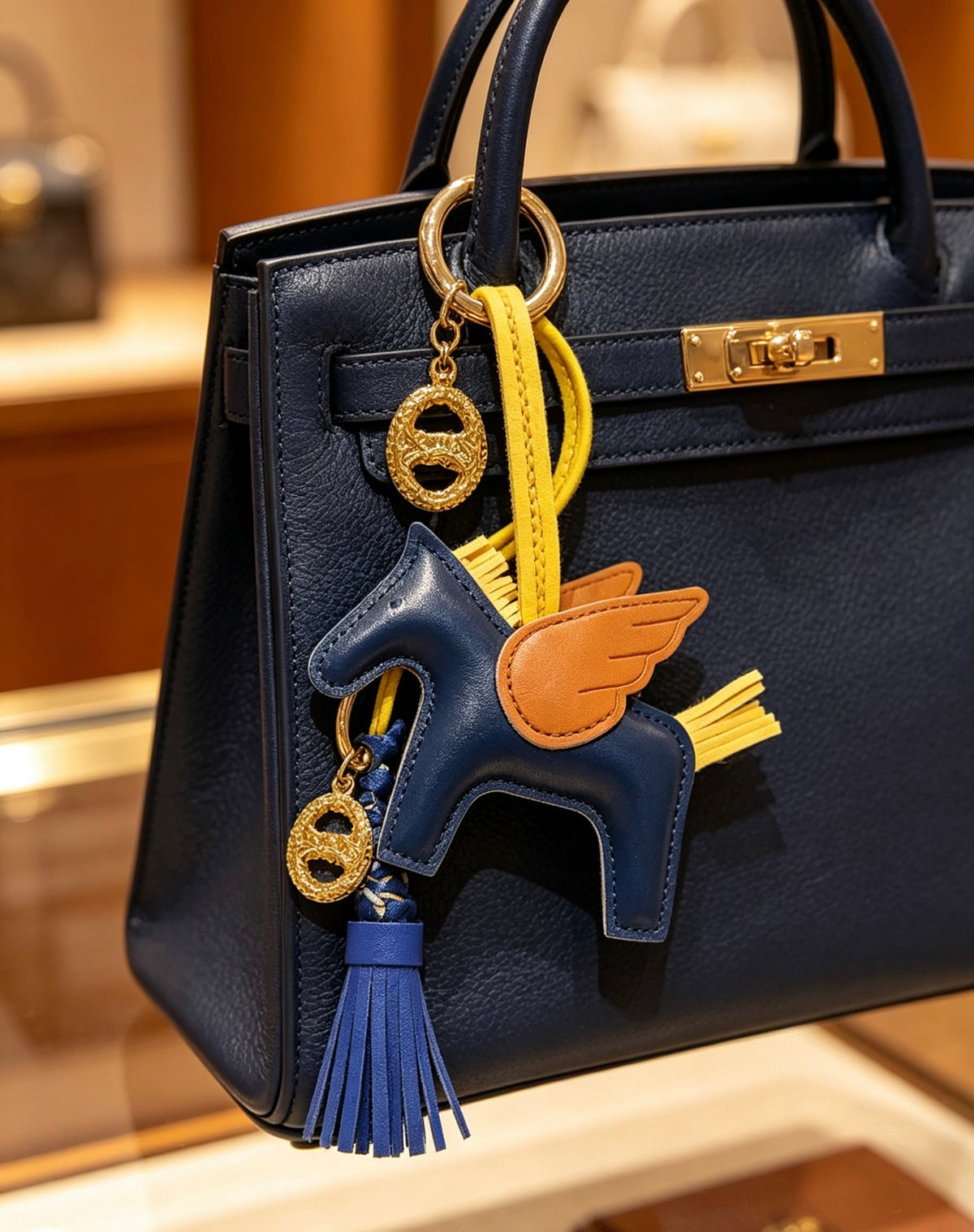 HERMÈS Bag Charm Keychain