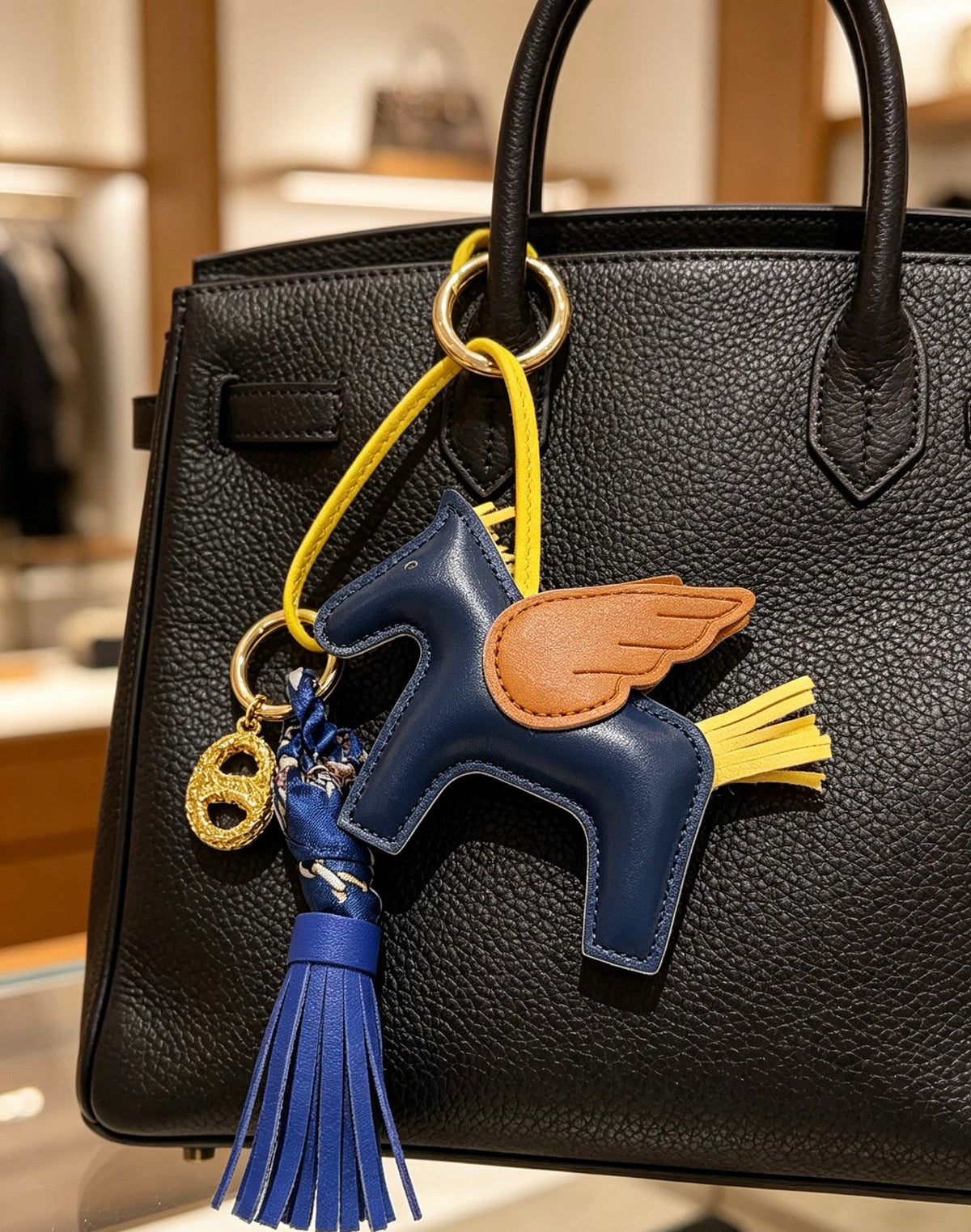 HERMÈS Bag Charm Keychain