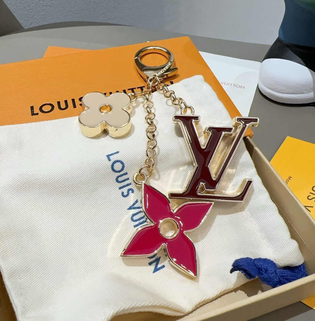 LOUIS VUITTON Canvas Bag Charm Keychain