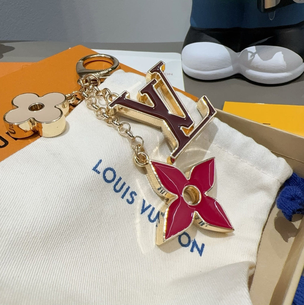 LOUIS VUITTON Canvas Bag Charm Keychain