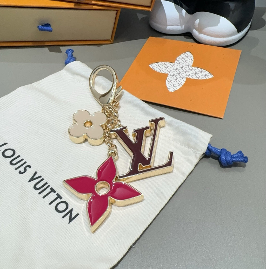LOUIS VUITTON Canvas Bag Charm Keychain