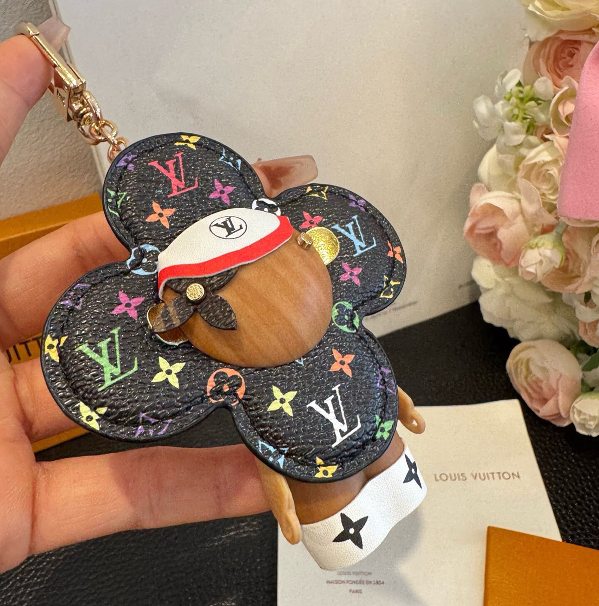 LOUIS VUITTON Bag Charm Keychain