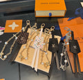 LOUIS VUITTON Logo Bag Charm Keychain