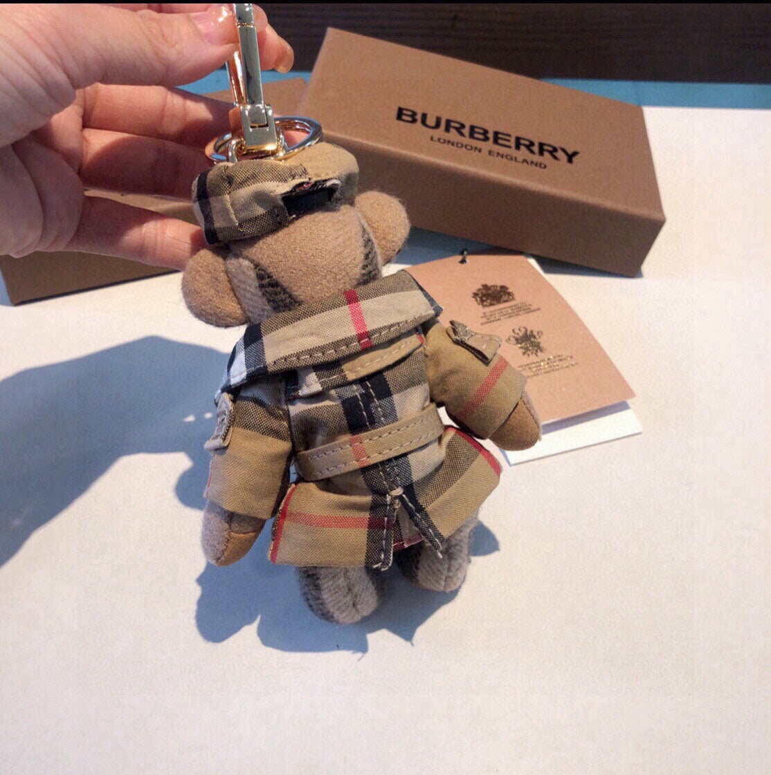 BURBERRY Metal Keychain