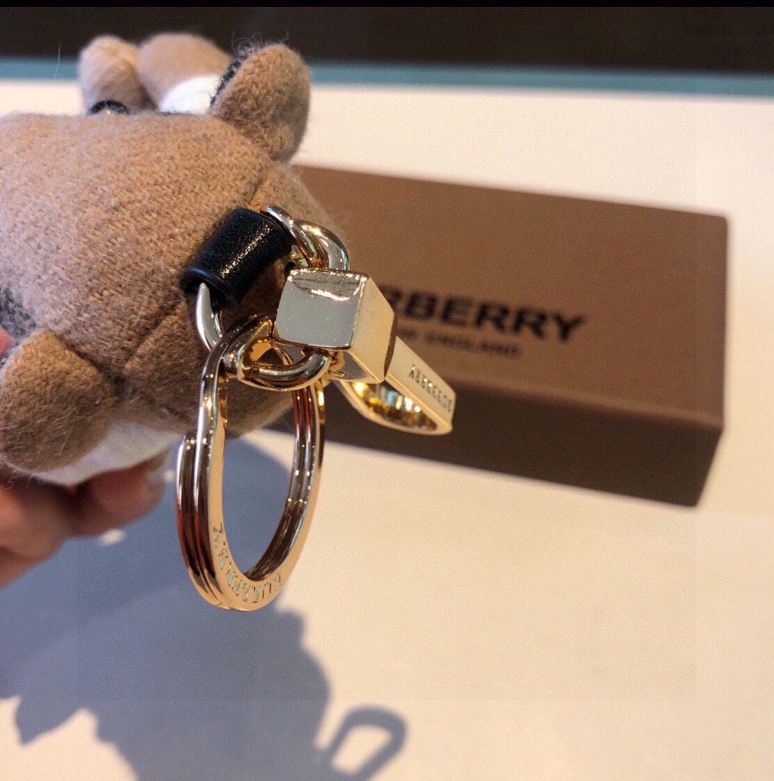 BURBERRY Metal Keychain