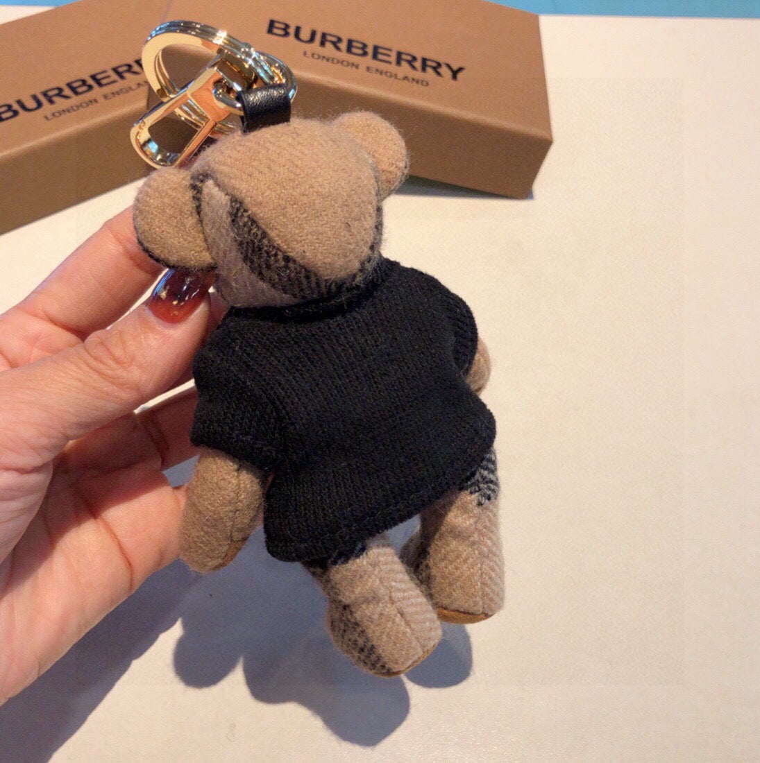 BURBERRY Metal Keychain