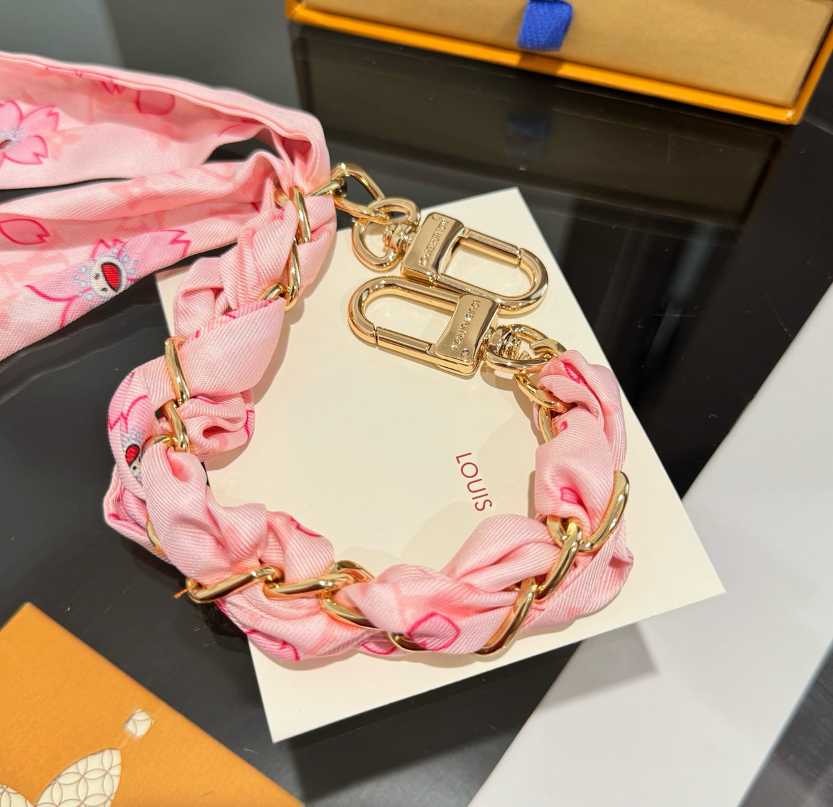 Metal Bag Charm Keychain