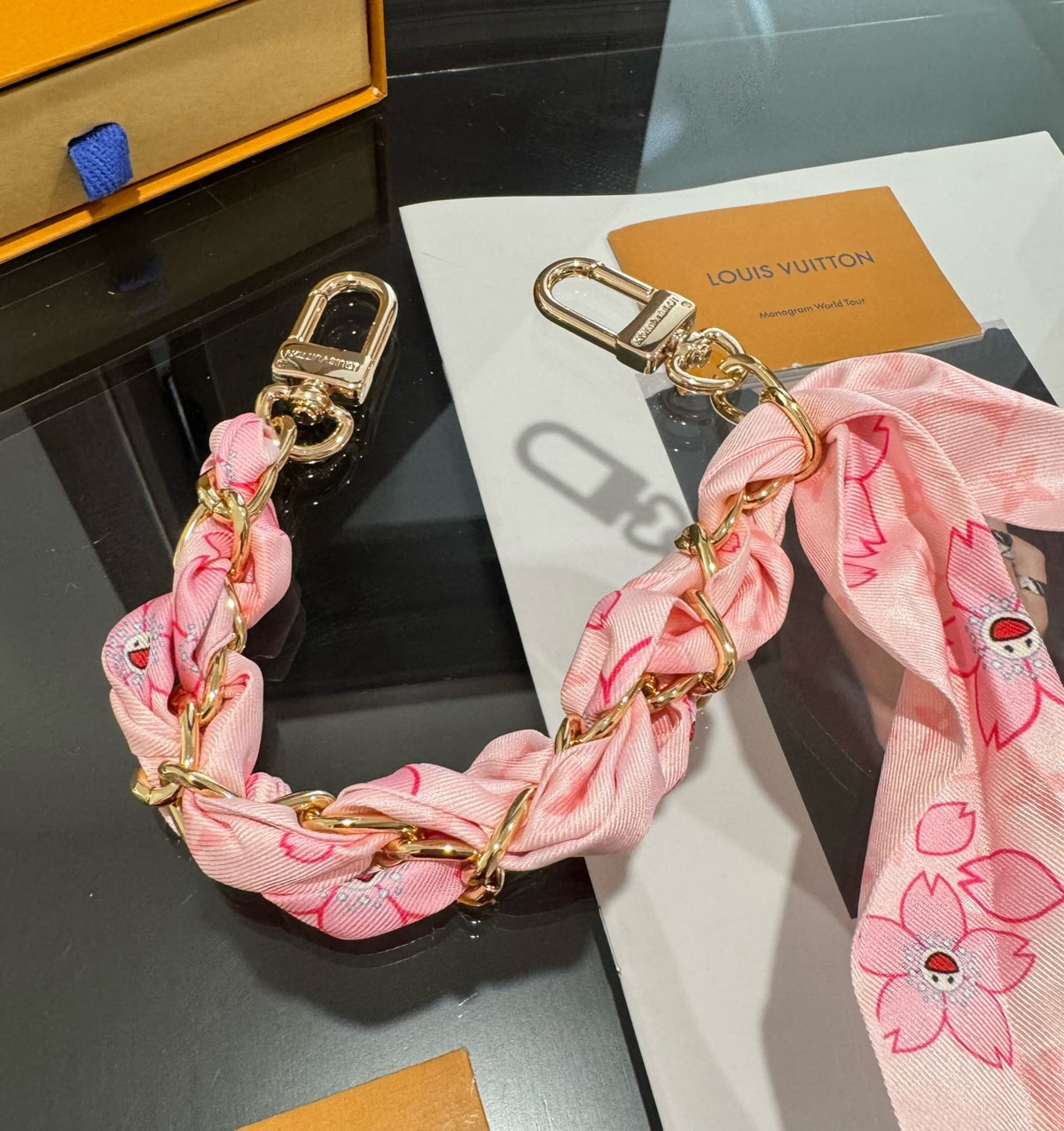Metal Bag Charm Keychain
