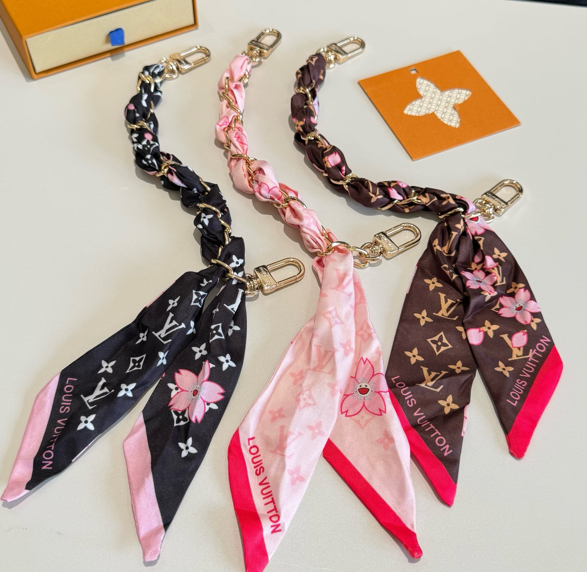 Metal Bag Charm Keychain
