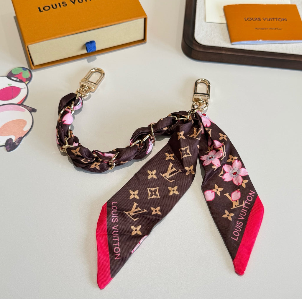 Metal Bag Charm Keychain
