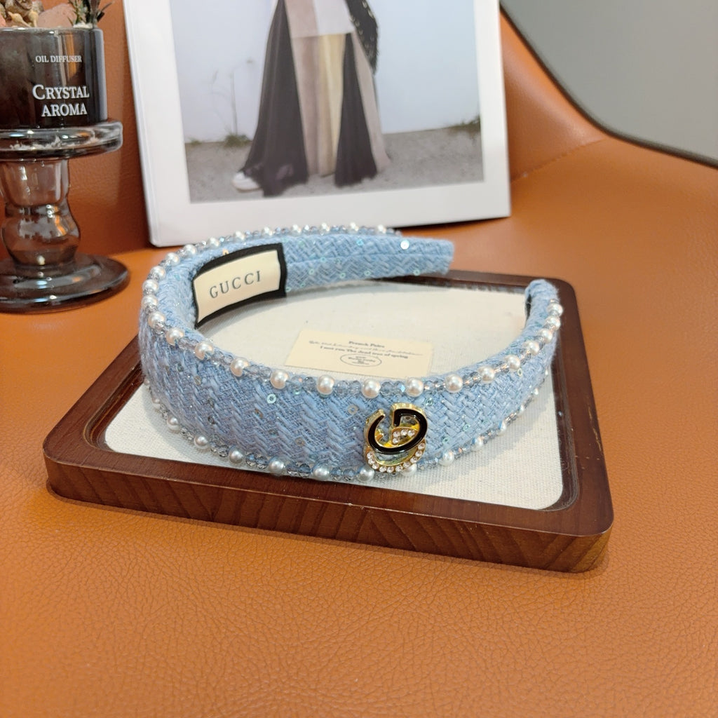 GUCCI Pearl Wide Vintage Headband