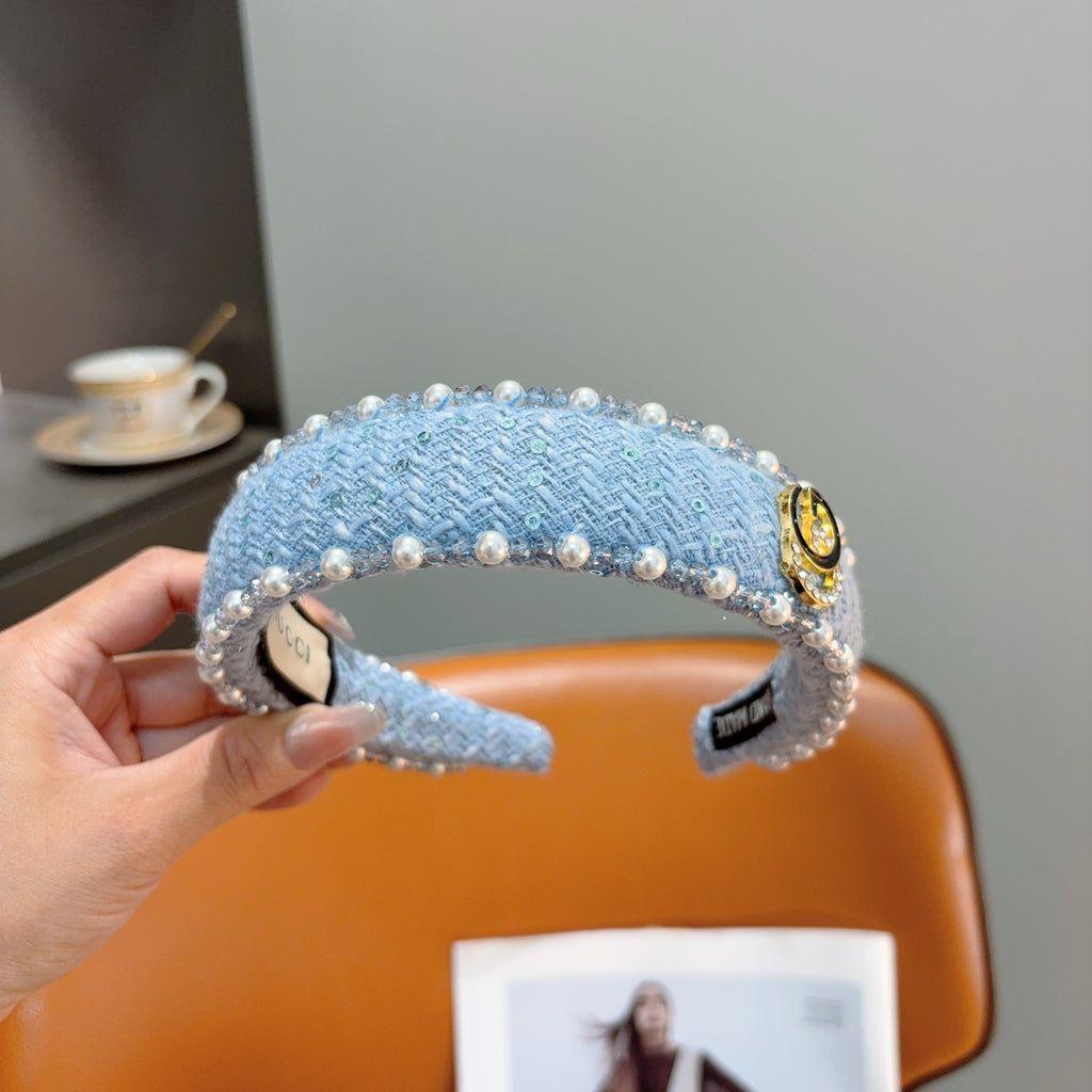 GUCCI Pearl Wide Vintage Headband