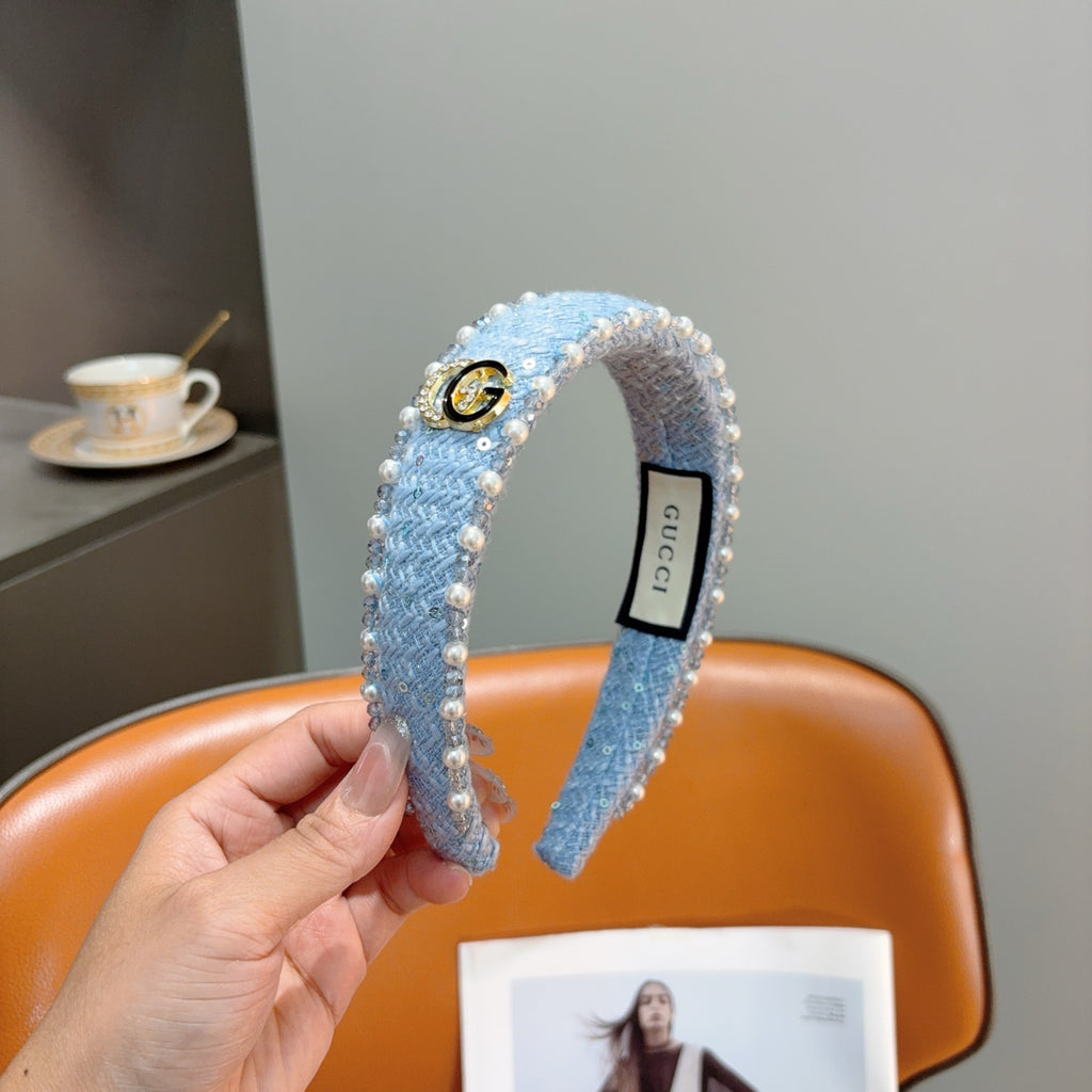 GUCCI Pearl Wide Vintage Headband