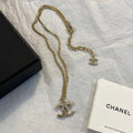 CHANEL Crystal Double-C Necklace