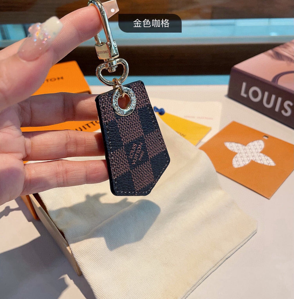 Canvas Metal Bag Charm Keychain