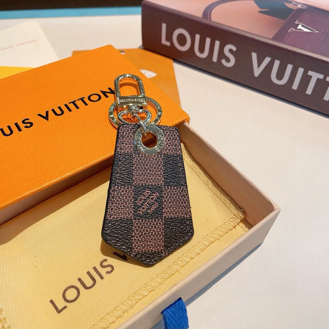Canvas Metal Bag Charm Keychain