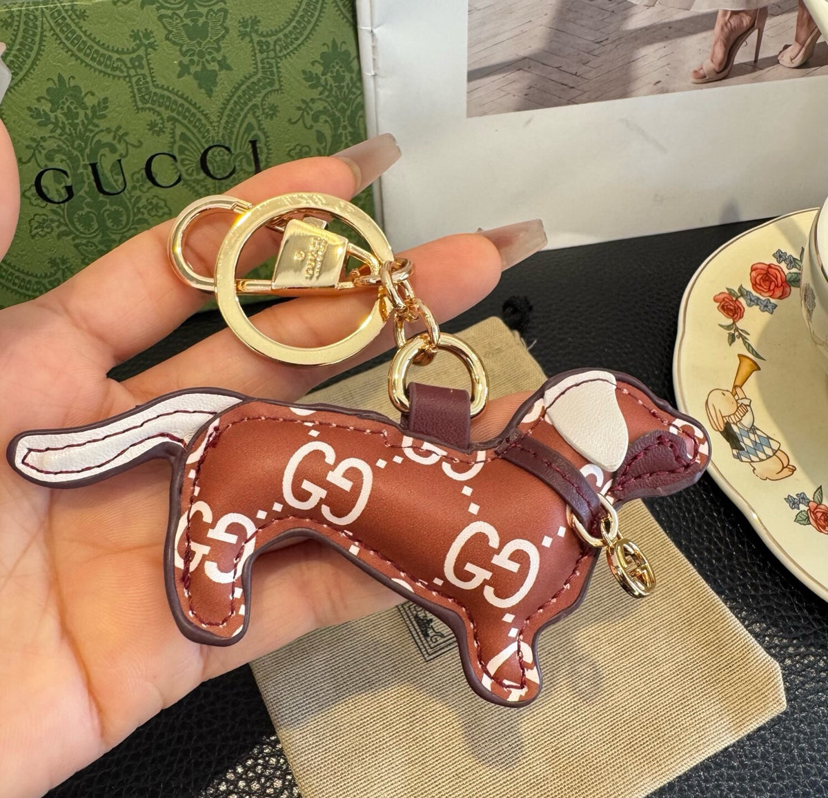 GUCCI Bag Charm Keychain
