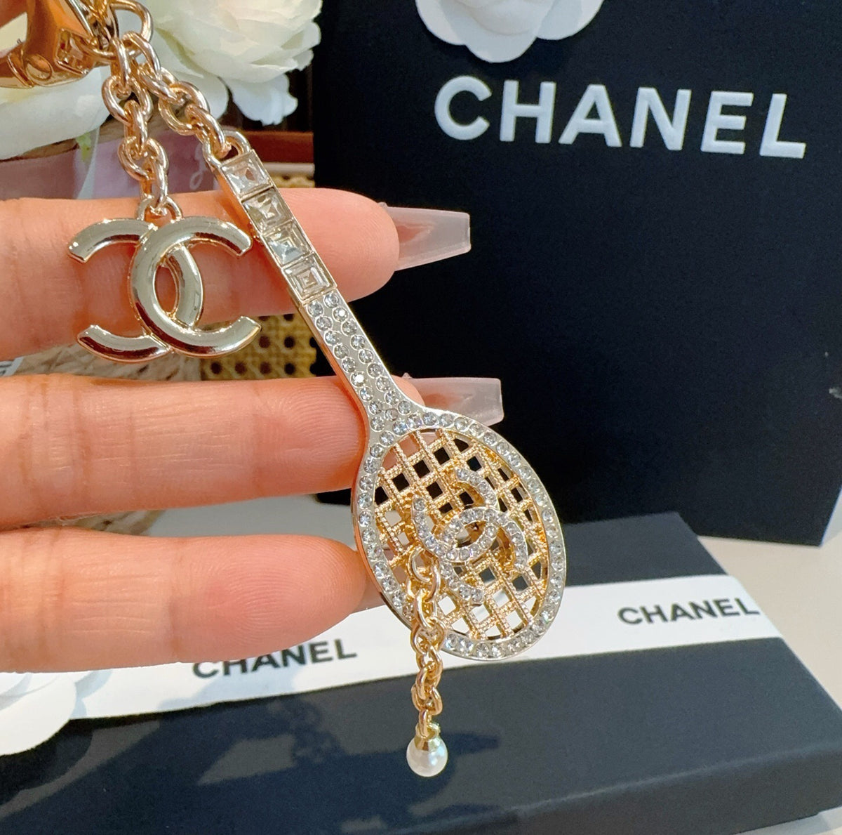 CHANEL Bag Charm Keychain