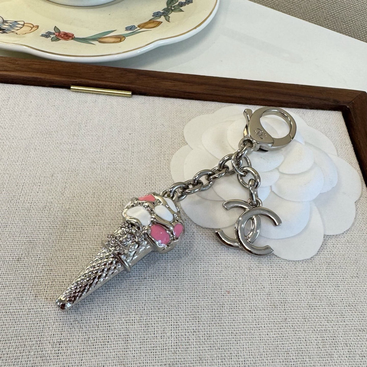 CHANEL Bag Charm Keychain