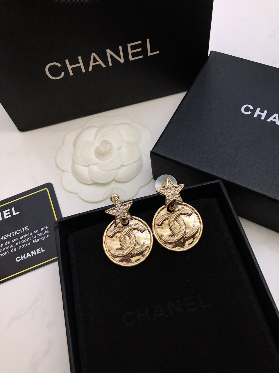 CHANEL Pearl Double-C Earrings