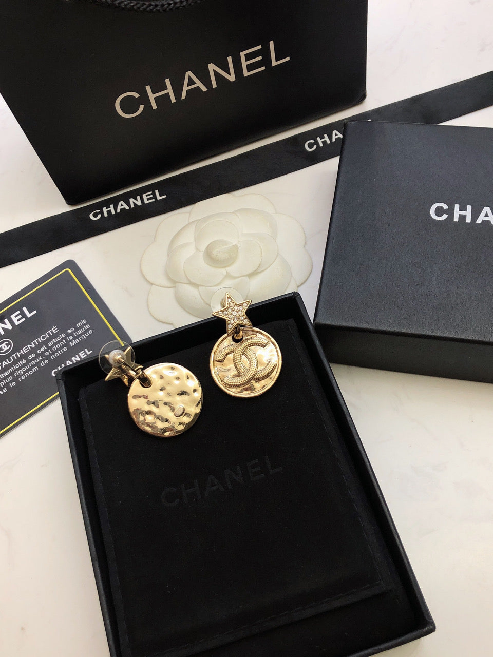CHANEL Pearl Double-C Earrings