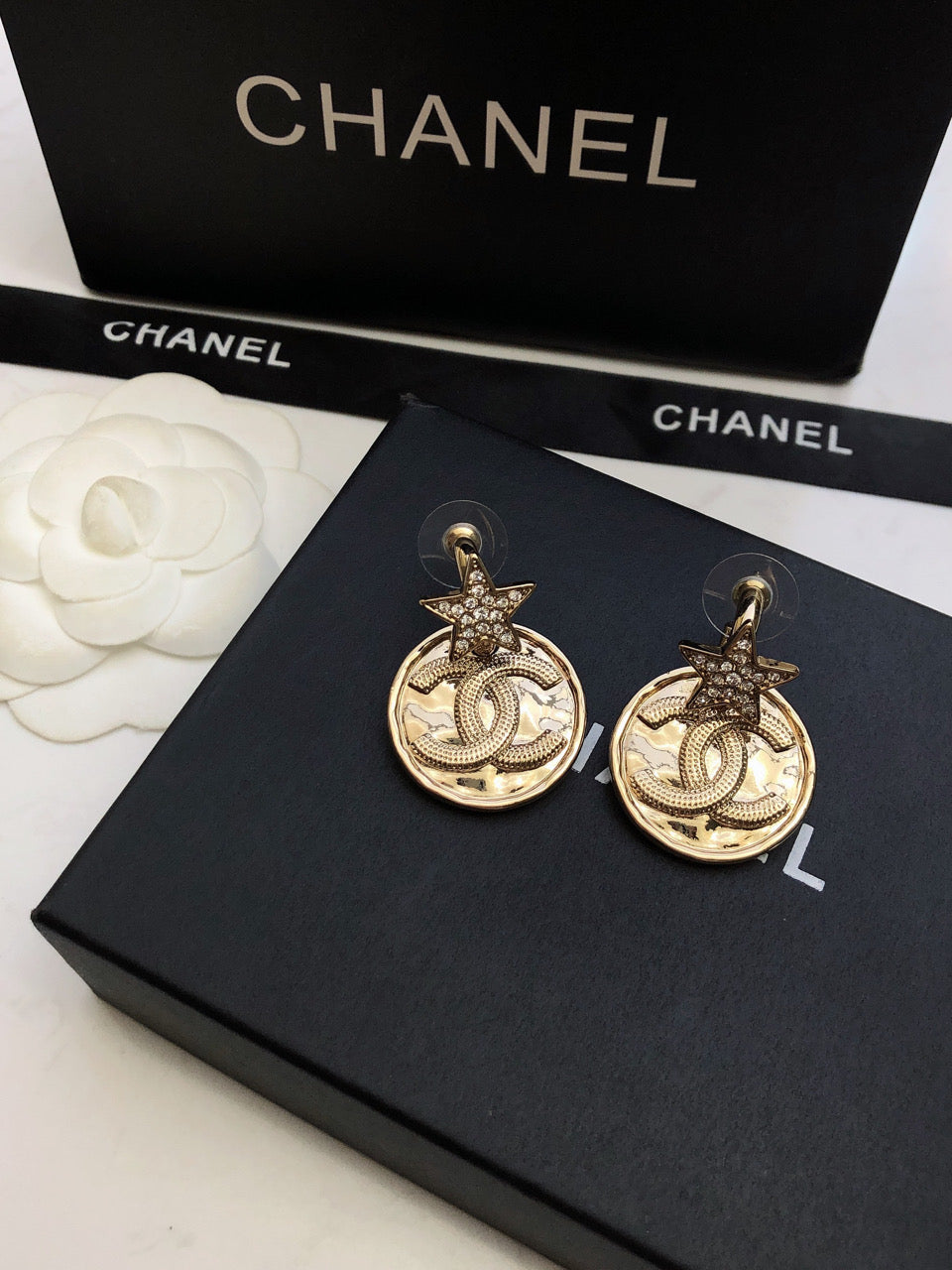 CHANEL Pearl Double-C Earrings